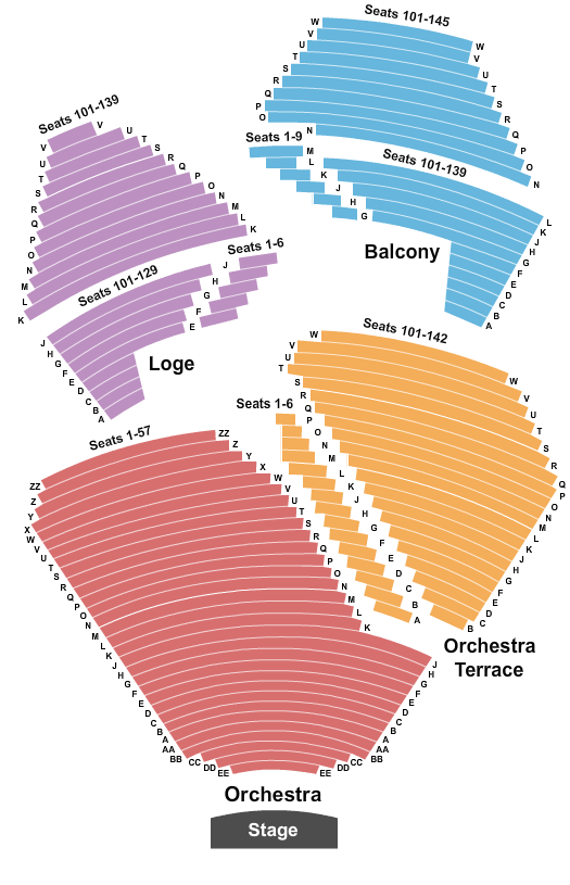 Segerstrom Center For The Arts Phantom of the Opera Seating Chart